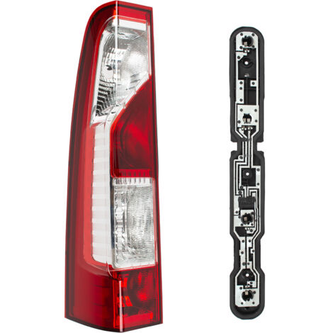 Renault Master III 2010 - Juego de 2 luces traseras izquierdas + inserto de luz trasera izquierda