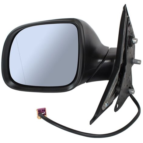 VW T5 FL 09-15 Retrovisor exterior calefactable el茅ctrico NEGRO izquierdo