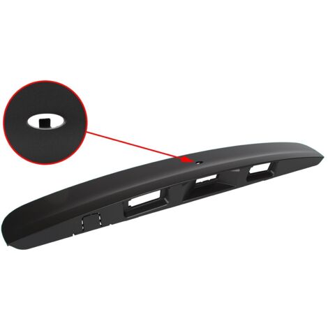 Moldura de port贸n trasero Nissan Qashqai J10 06-13 NEGRO + orificio para LLAVE INTELIGENTE