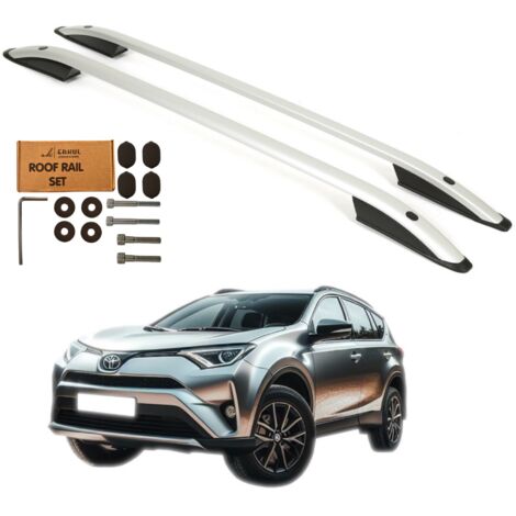 Barras de techo TOYOTA RAV4 SUV DEL 2013 AL 2019 Aluminio Sólido Durable