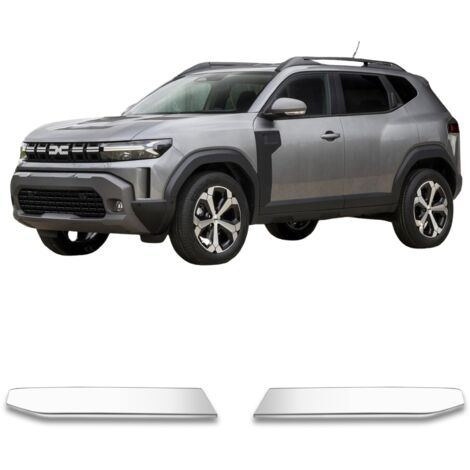 Molduras de portón trasero en acero inoxidable cromado para Dacia Duster a partir de 2024 (1/5)