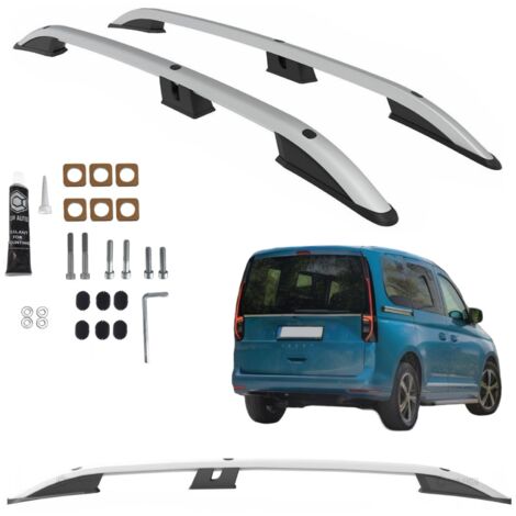 Barras de techo VOLKSWAGEN CADDY FORD TRANSIT CONNECT SHORT 2020- PLATA (1/5)