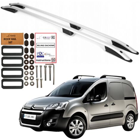 BARRAS DE TECHO PEUGEOT PARTNER / CITROEN BERLINGO II 2 de 2007-2018 Durable