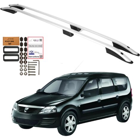 Barras de techo DACIA LOGAN MCV Mk1 de 2007 a 2013 Aluminio Resistente (1/5)