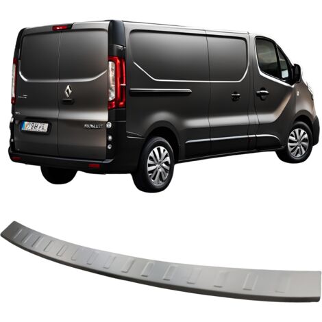 Moldura de portón trasero de acero inoxidable cromada Renault Trafic 2015- (1/5)