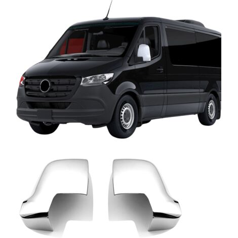 Cubiertas de espejo ABS plástico cromado Mercedes Sprinter W907 2018- (1/5)