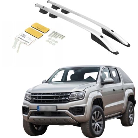 Barras de techo VOLKSWAGEN AMAROK PICKUP DESDE 2010-2020 Aluminio Duradero (1/5)