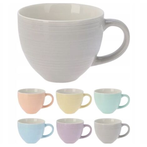 Taza grande de porcelana con asa, MIX, 520ml, 1 ud.