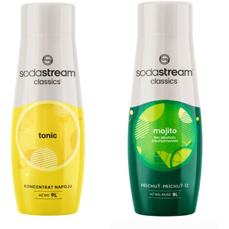 SODASTREAM Tonic + Mojito set de jarabes para fuente de soda 2 uds.