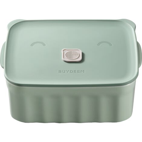 Recipiente cerámico para alimentos BUYDEEM de 810 ml, modelo CT1006, color Cozy Greenish (1/4)