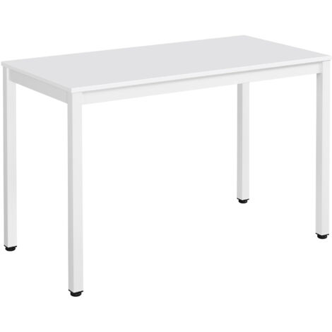 Mesa TESSA de 120 cm x 60 cm - blanca / patas blancas