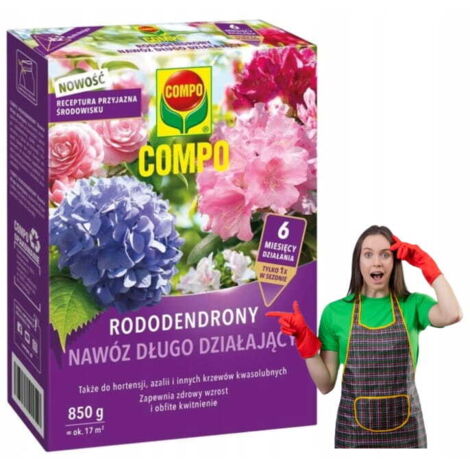Fertilizante para rododendros 850G Floración sana y exuberante (1/2)