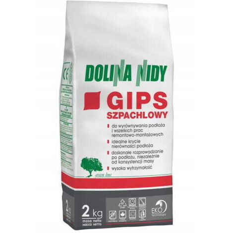 Dolina Nidy Masilla de Yeso 2 kg gris claro
