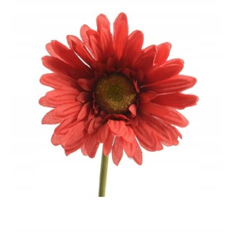 Gerbera artificial roja para jarrón de 50 cm.
