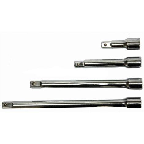 JUEGO DE EXTENSIONES DE 1/2 PULGADA PARA LLAVES DE TRINQUETE (4 PIEZAS) (1/2)