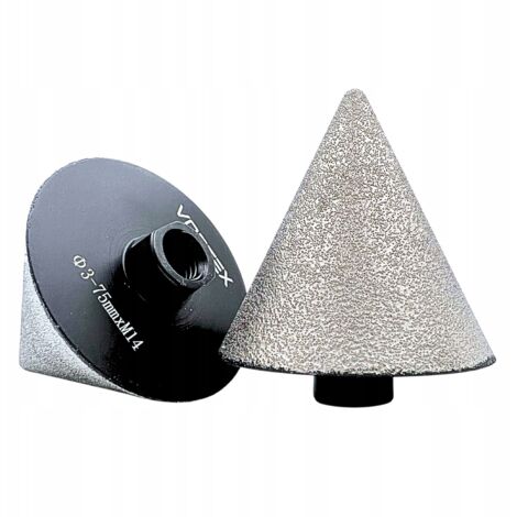 Fresa C贸nica de Diamante para Baldosas de Gres Cer谩mico 3-75 mm Tama帽o Muy Grande