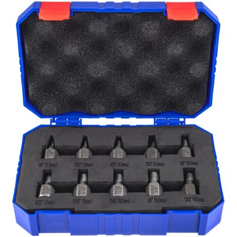 Extractores de tornillos da帽ados Twist Torx Allen hexagonales 3-11 mm 10 piezas