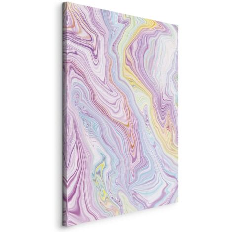 Pintura - Sueño colorido - formas abstractas en colores pastel (1/3)