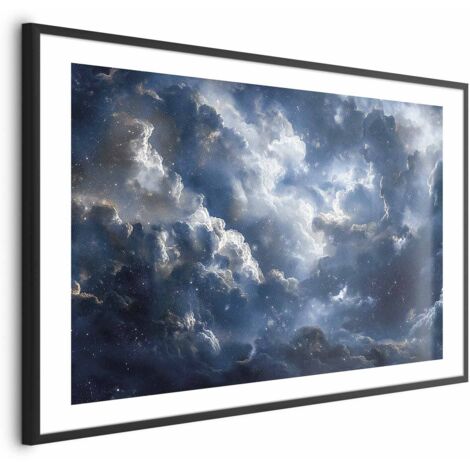 Póster - Maravillas Astronómicas: Nubes y Estrellas en Armonía (1/4)