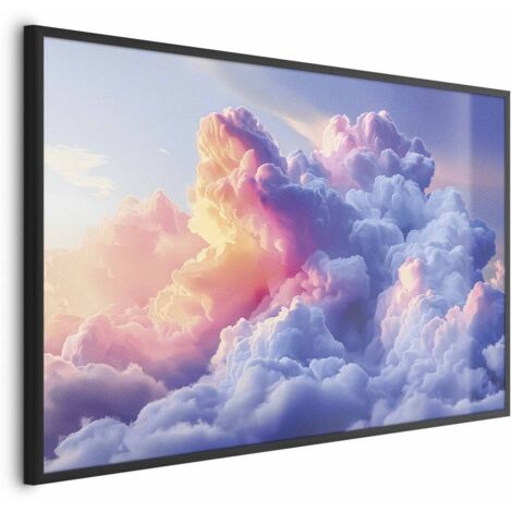 Póster - Nubes como pintadas: pinceladas artísticas del amanecer pintando el cielo (1/4)