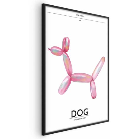 Póster - Holo-Dog - Perro colorido al estilo retro (1/4)
