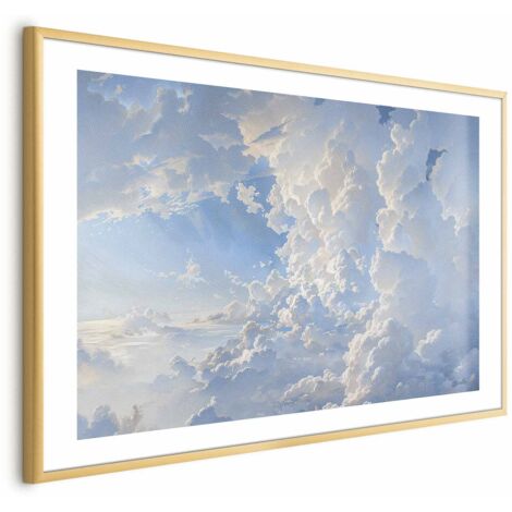 Póster - El Sol revela los secretos de las nubes: imágenes espectaculares en el cielo (1/4)