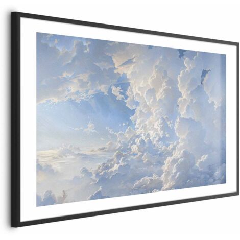 Póster - El Sol revela los secretos de las nubes: imágenes espectaculares en el cielo