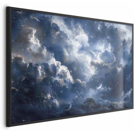Póster - Maravillas Astronómicas: Nubes y Estrellas en Armonía (1/4)