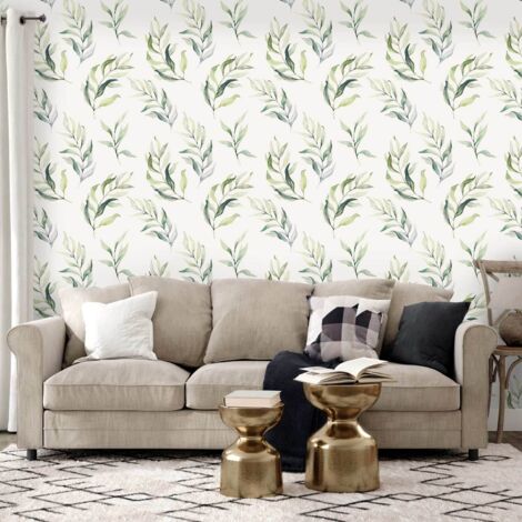 Papel pintado - Verde danzante (1/5)