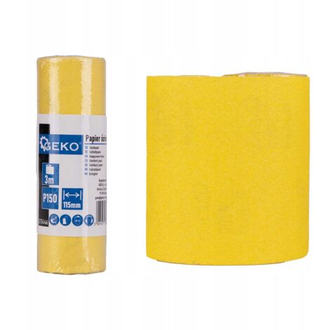 Papel de lija - rollo 115mm x 3m P150 (100) (1/3)