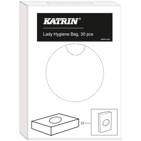 Bolsas para residuos sanitarios Katrin, paquete de 30. (1/3)