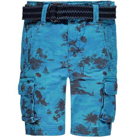 Bermudas azules con estampado playero Kanz para niño (1/3)