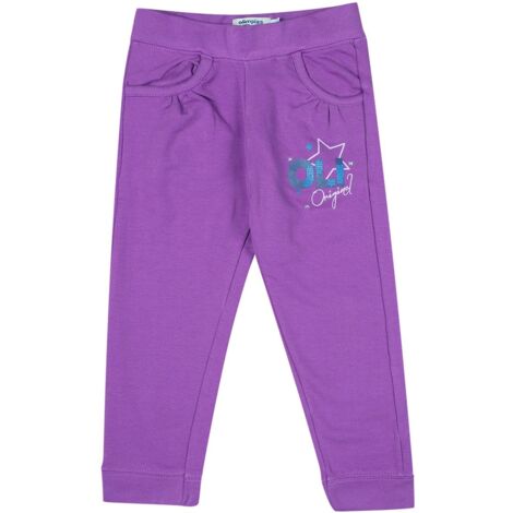 Pantalón deportivo morado de niña Olimpias (1/3)
