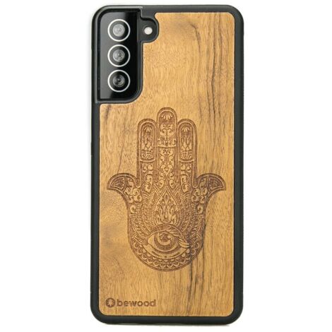 Funda de Madera HAMSA IMBUIA para Samsung Galaxy S21 (1/3)