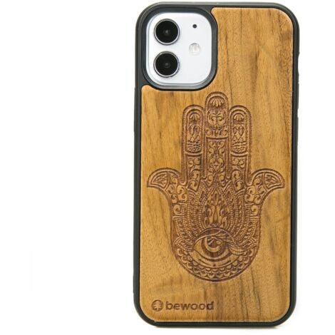 Funda de Madera HAMSA IMBUIA para iPhone 12 Mini (1/3)