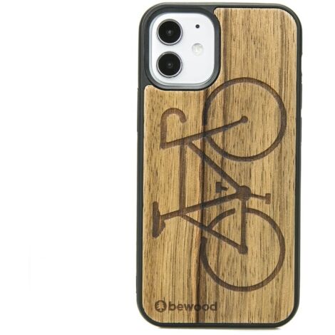 Funda de madera para iPhone 12 Mini BIKE LIMBA (1/3)