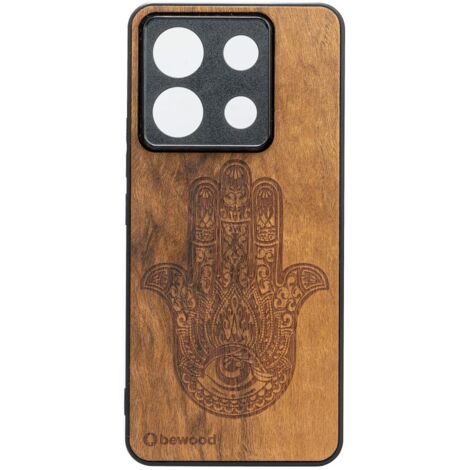 Funda de madera Bewood para Xiaomi Redmi Note 13 5G HAMSA IMBUIA (1/2)