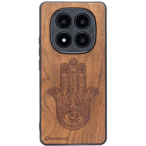 Funda de Madera Bewood para Xiaomi Redmi Note 14 Pro 5G HAMSA IMBUIA (1/5)