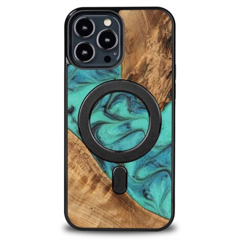 Funda Bewood Unique para iPhone 13 Pro Max - Turquesa con MagSafe (1/5)