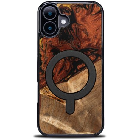 Funda Bewood Unique para iPhone 16 Plus - 4 elementos - Fire con MagSafe (1/5)