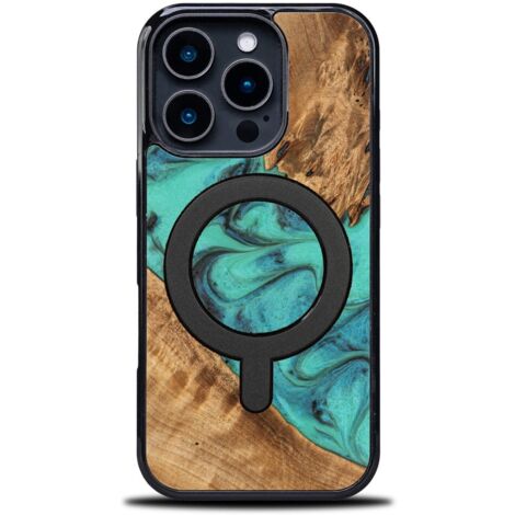 Funda Bewood Unique para iPhone 16 Pro - Turquesa con MagSafe (1/5)