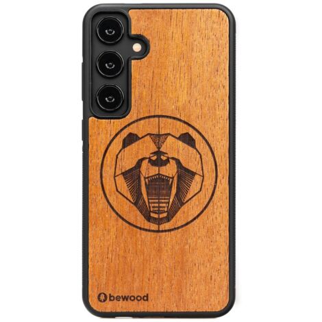 Funda de madera Bewood para Samsung Galaxy S25 Plus MERBAU BEAR (1/4)
