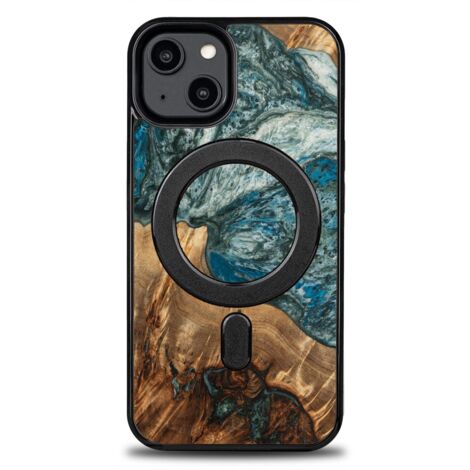 Funda Bewood Unique para iPhone 14 - Planetas - Tierra con MagSafe (1/5)
