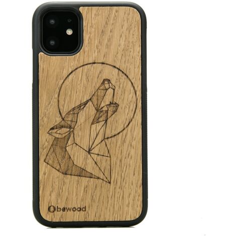 Funda de madera para iPhone 11 WOLF OAK (1/3)