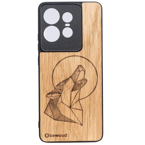 Funda de madera Bewood para Motorola Edge 50 Pro ROBLE LOBO (1/2)