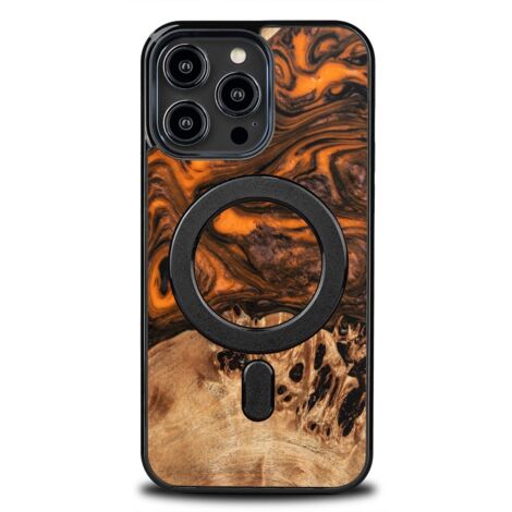 Funda Bewood Unique para iPhone 15 Pro Max - Naranja con MagSafe (1/5)