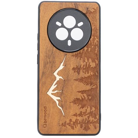 Funda de madera Bewood para Realme 14 Pro 5G MOUNTAINS IMBUIA (1/2)