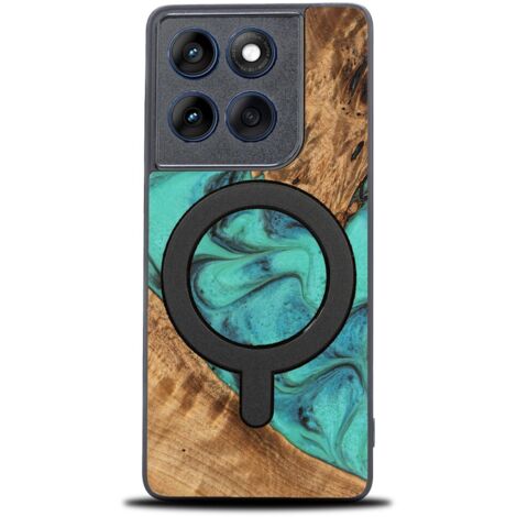 Funda Bewood Unique para Motorola Edge 60 / 60 Fusion 5G - Turquesa con MagSafe (1/3)