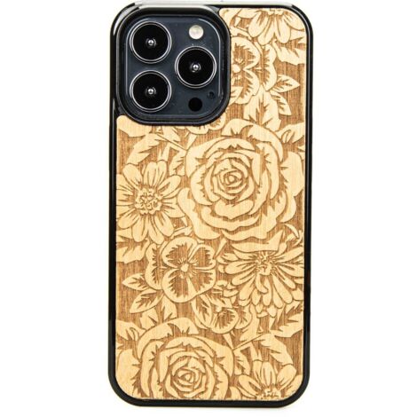 Funda de madera para iPhone 13 Pro ROSAS ANIEGRE (1/3)