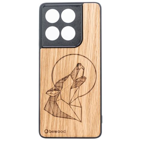 Funda de madera Bewood para Motorola Edge 60 / 60 Fusion 5G ROBLE LOBO (1/2)